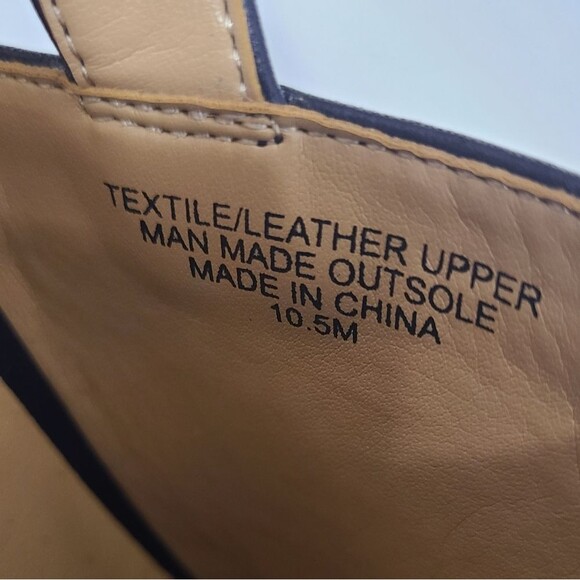 Talbots Saylor Bow Blue Denim Espadrille Wedge Sandals 10½ - Picture 7 of 12